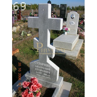 Памятник из мрамора стандарт 69 — ritualum.ru